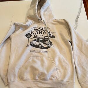Noah Kahan Stick Season  Beige Graphic Hoodie